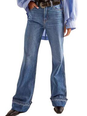 NWT Free People Mid Rise Flare Jeans